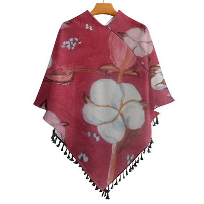 Owu Cotton Fields Cape With Fringe