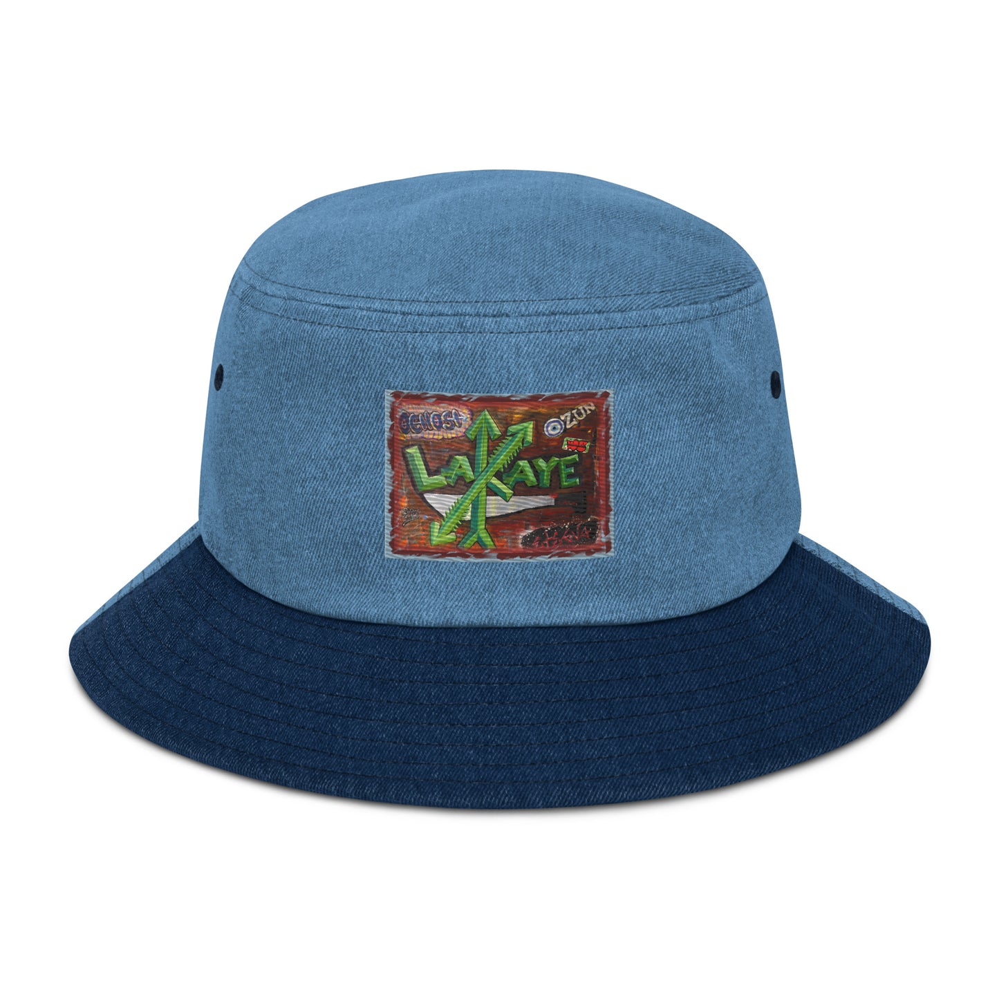 Warrior Crew (WC) Embroidered Denim Bucket Hat