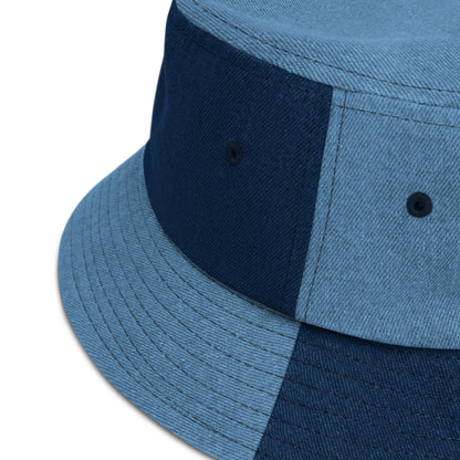 Warrior Crew (WC) Embroidered Denim Bucket Hat