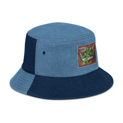 Warrior Crew (WC) Embroidered Denim Bucket Hat