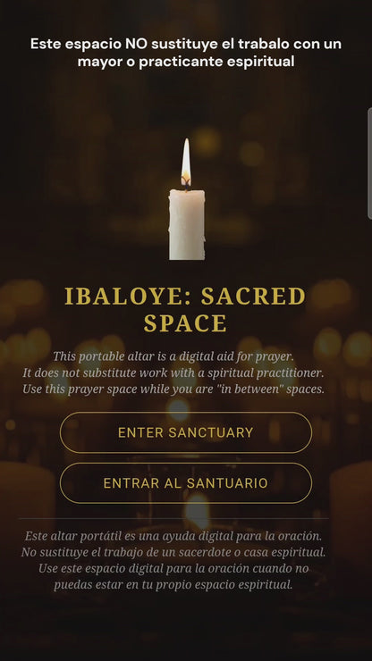 Ibaloye Pocket Altar