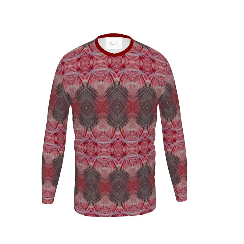 Esu Chaos Men's Mostly Red Long Sleeve Tee