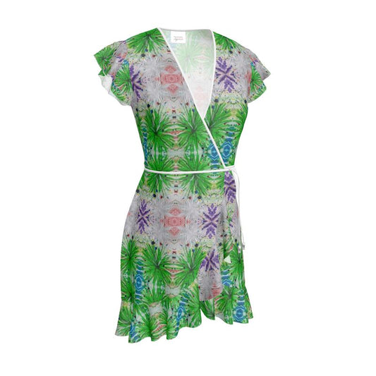 Esu Chaos Tea Dress Mostly Green