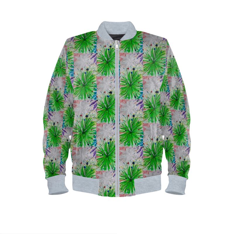 Esu Chaos Men's Bomber Jacket Mostly Green