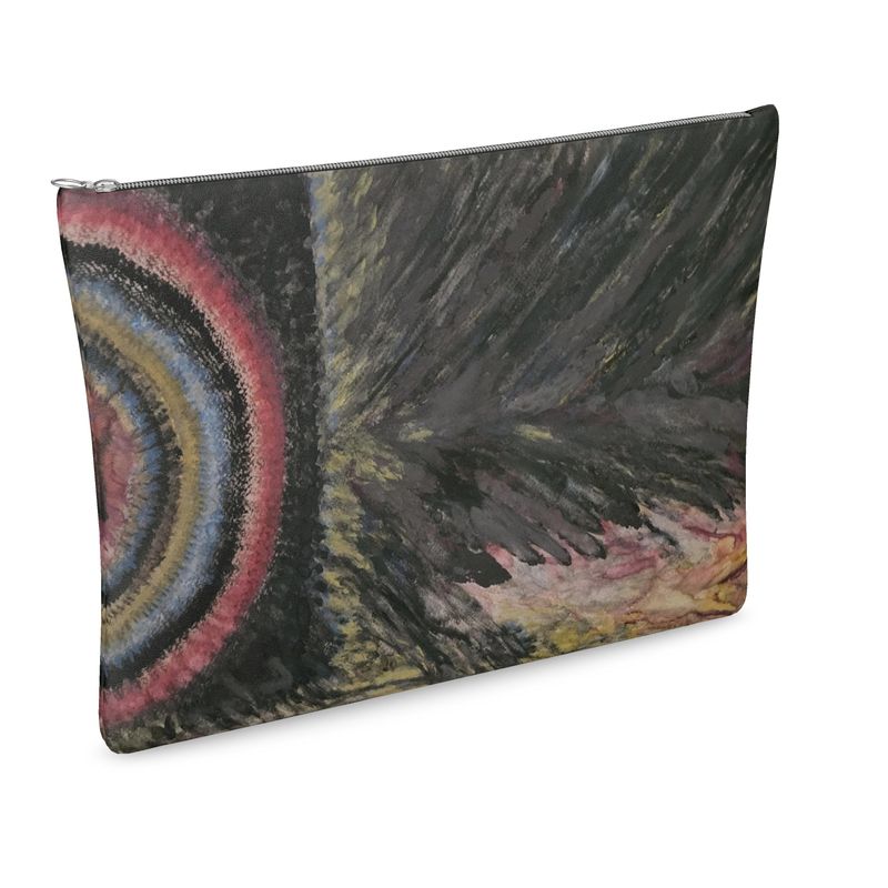 Ogun Speaks Leather Clutch Bag