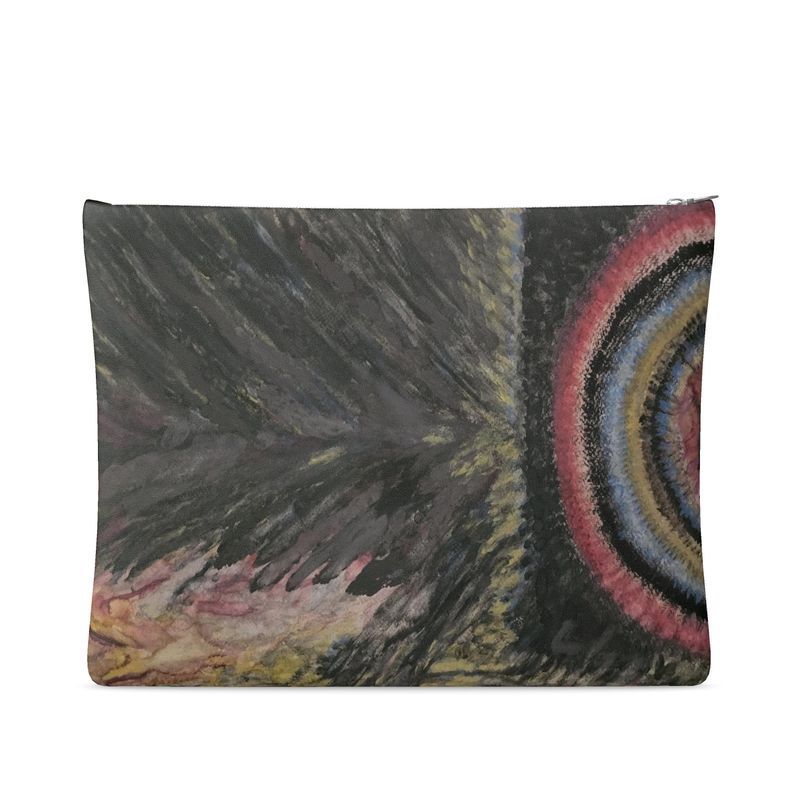 Ogun Speaks Leather Clutch Bag