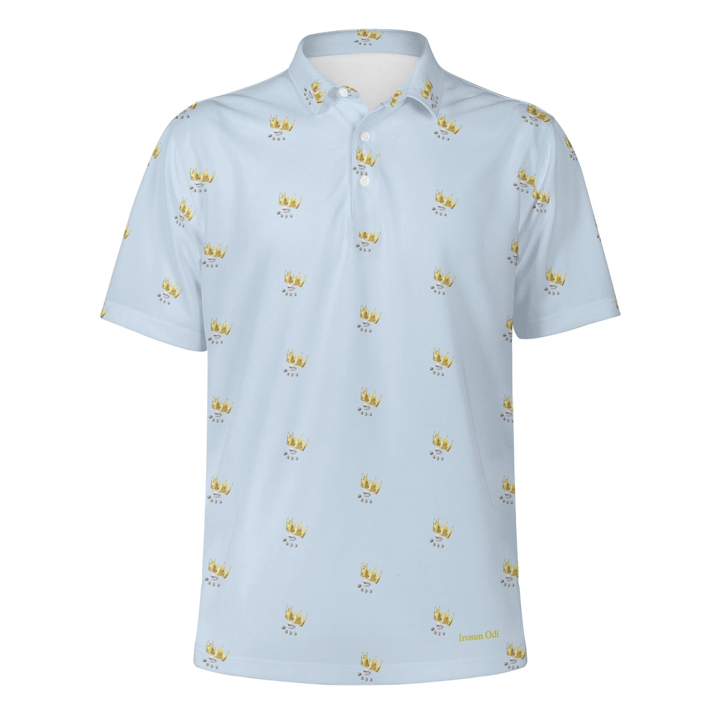 Aarinade Irosun Odi Baby Blue Mens Polo Shirt