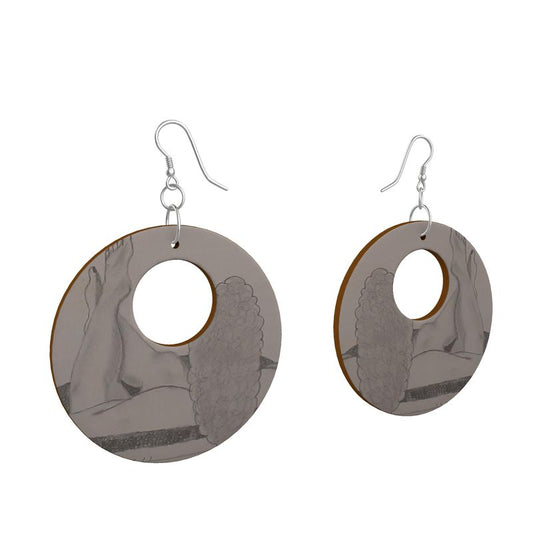 Lucky Meriye Wooden Earrings