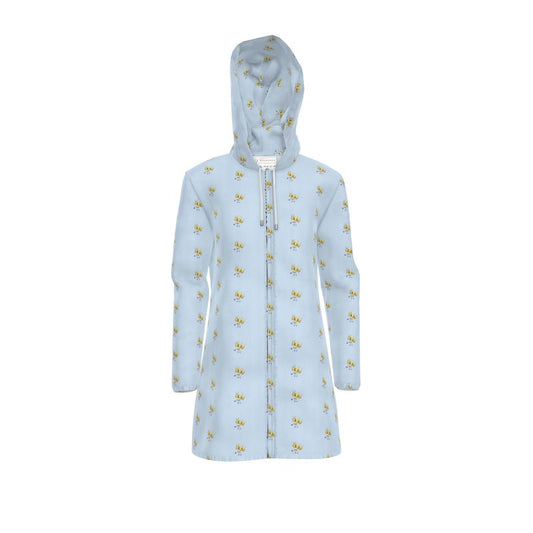 Aarinade Irosun Odi Light Blue Women's Hood Raincoat