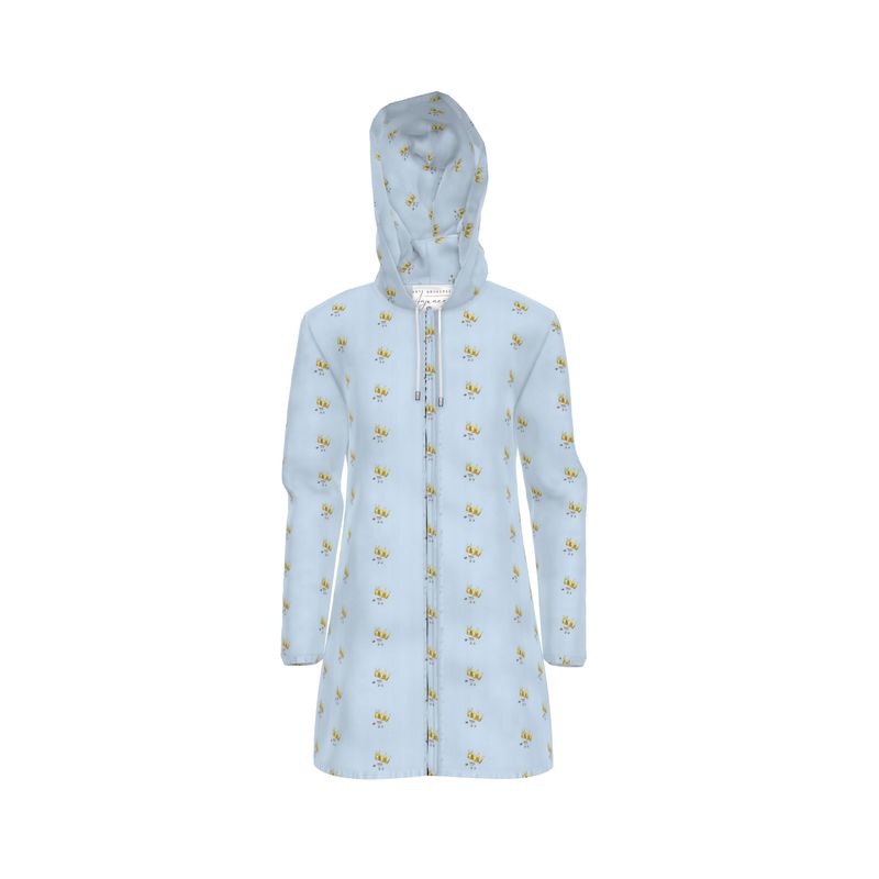 Aarinade Irosun Odi Light Blue Women's Hood Raincoat