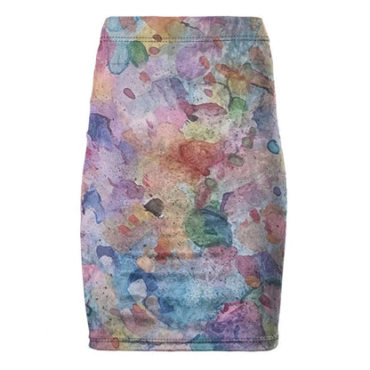 Egun Masquerade Pencil Skirt