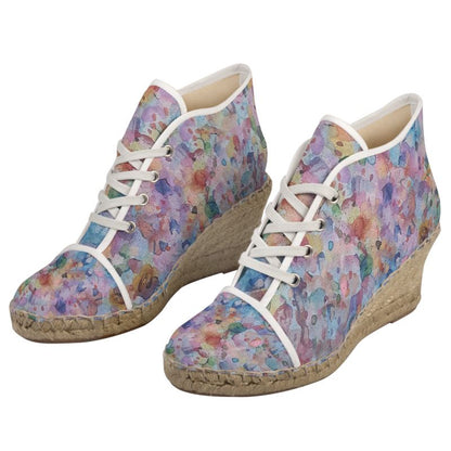 Egun Masquerade Ladies Wedge Espadrilles