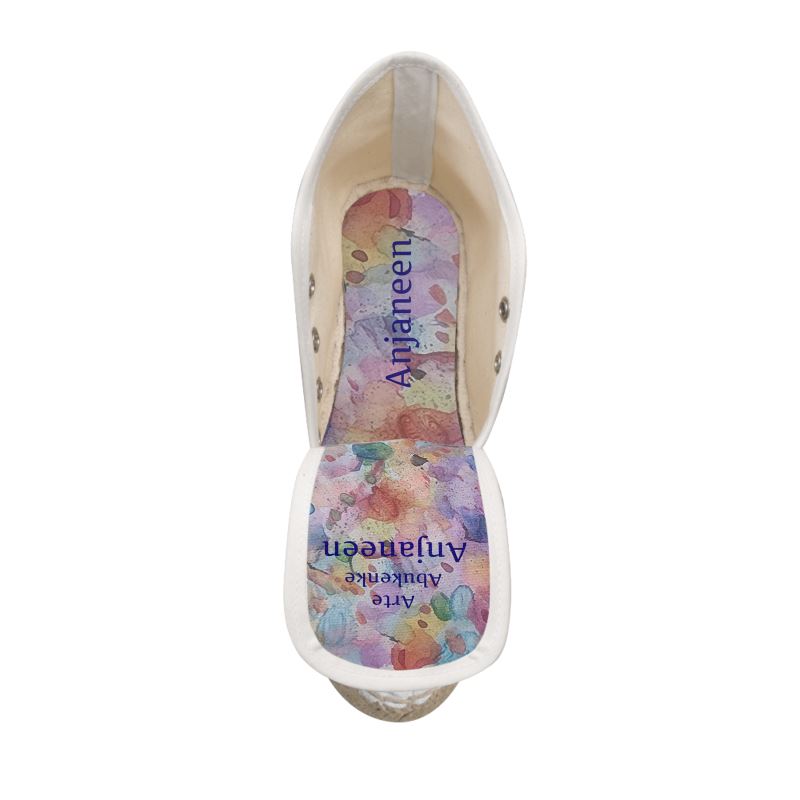 Egun Masquerade Ladies Wedge Espadrilles