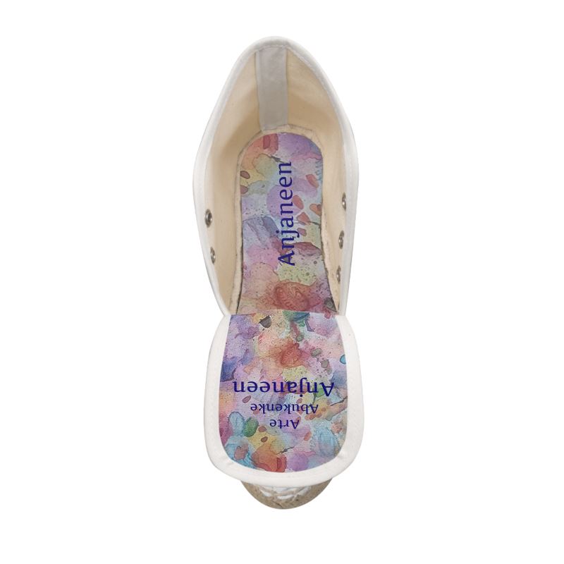 Egun Masquerade Ladies Wedge Espadrilles