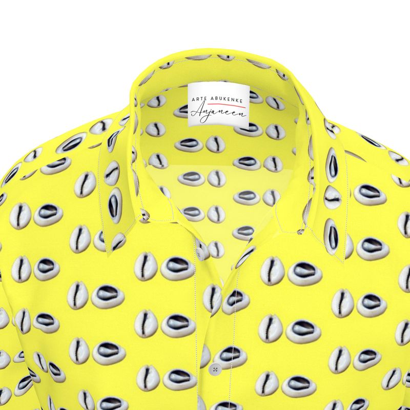 Caracol de Yemaya Yellow Men's Shirt