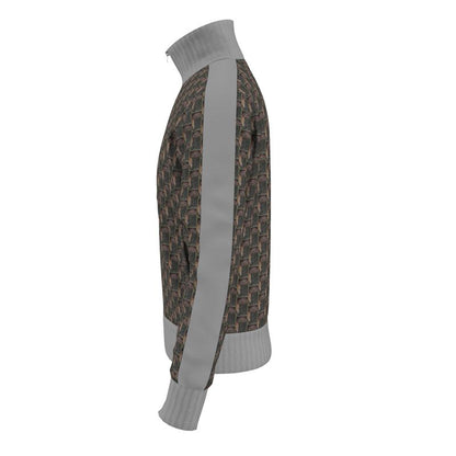 Ogun Speaks Men's Tracksuit Jacket (Grey Stripe)